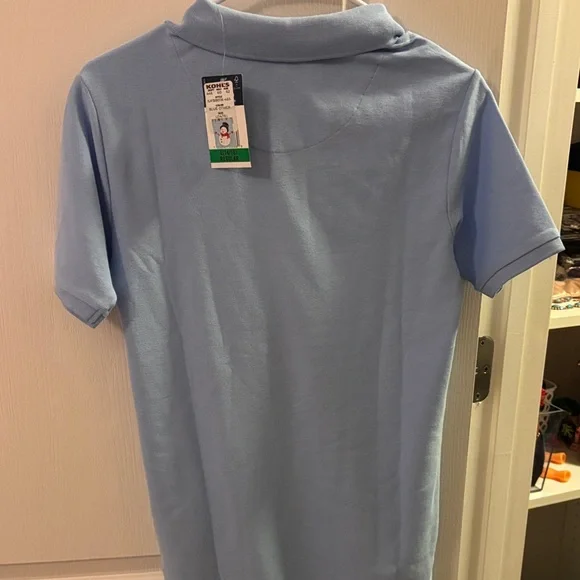 Izod Boys size 14/16Sky Blue Polo Shirt - Picture 4 of 4